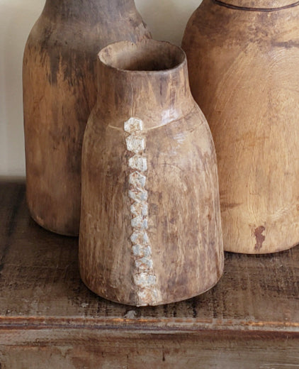 Vintage Wood Vessels