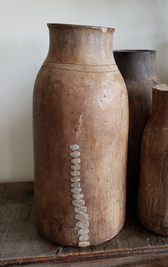 Vintage Wood Vessels