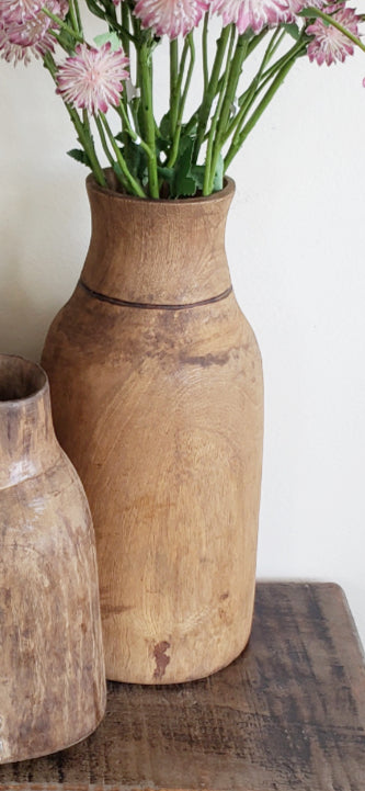 Vintage Wood Vessels